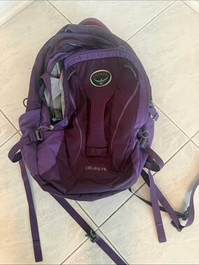 OSPREY Celeste Purple Backpack with Light Purple Accents